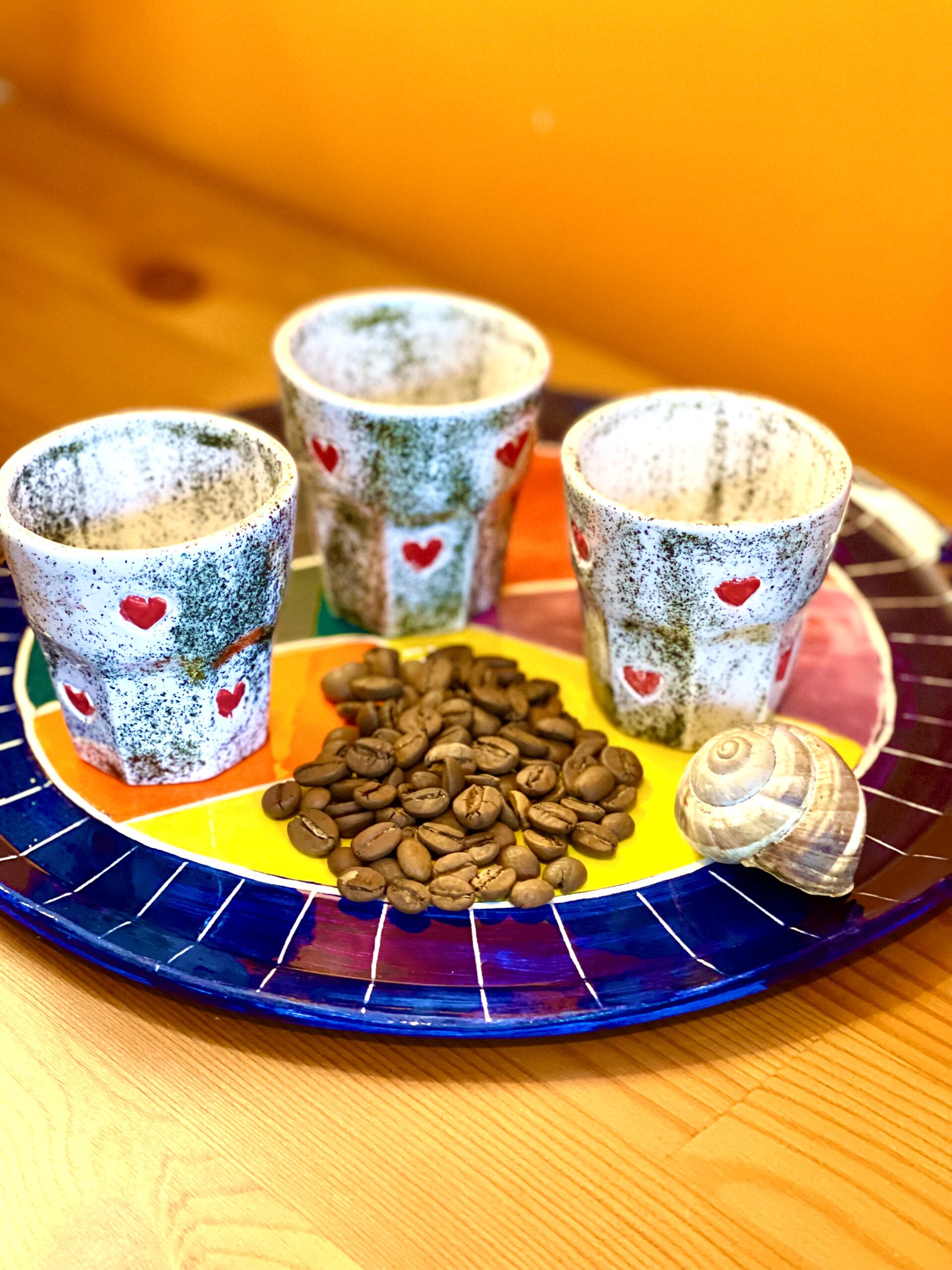 Magnifiques tasses fait main à café ou à thé, décoration de table ou de bar – Image 2