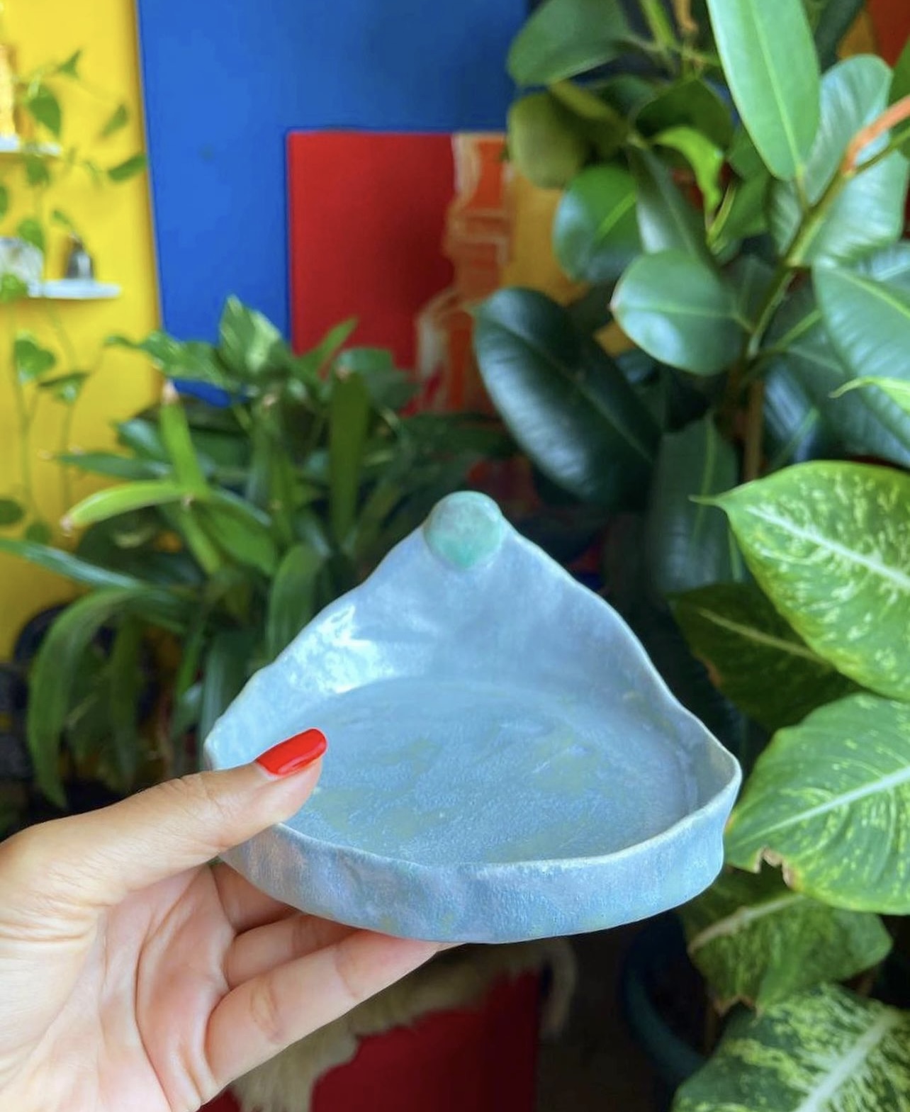 Assiettes en céramique fait main pour décoration, servir de fruits, du fromage ou accompagnement – Image 3