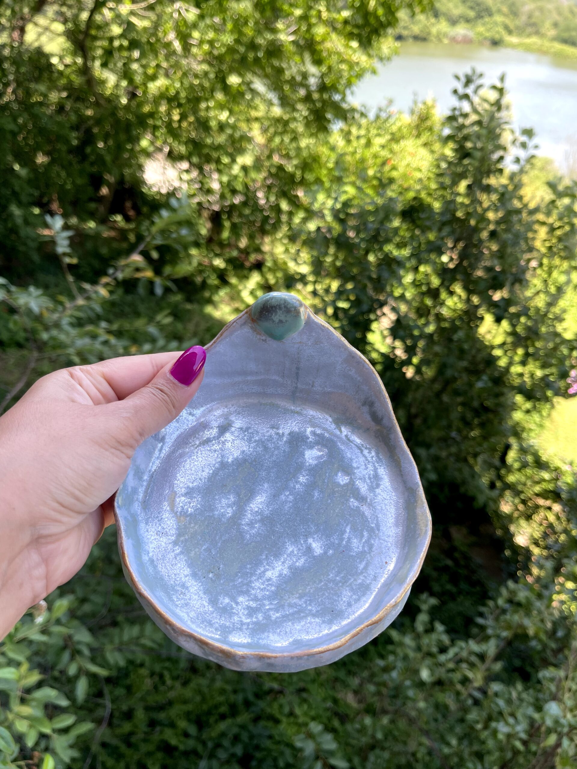 Assiettes en céramique fait main pour décoration, servir de fruits, du fromage ou accompagnement – Image 5