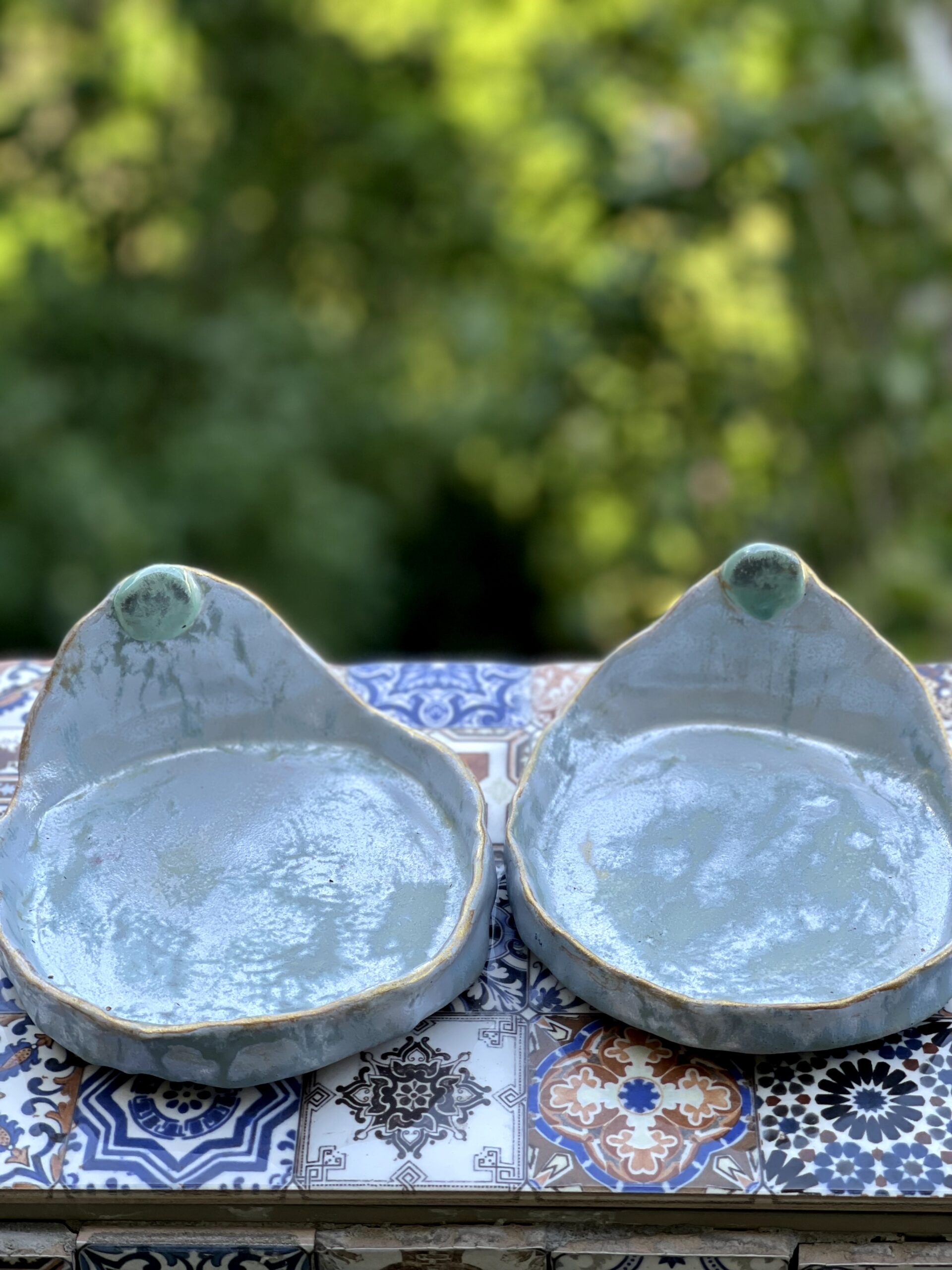 Assiettes en céramique fait main pour décoration, servir de fruits, du fromage ou accompagnement – Image 6