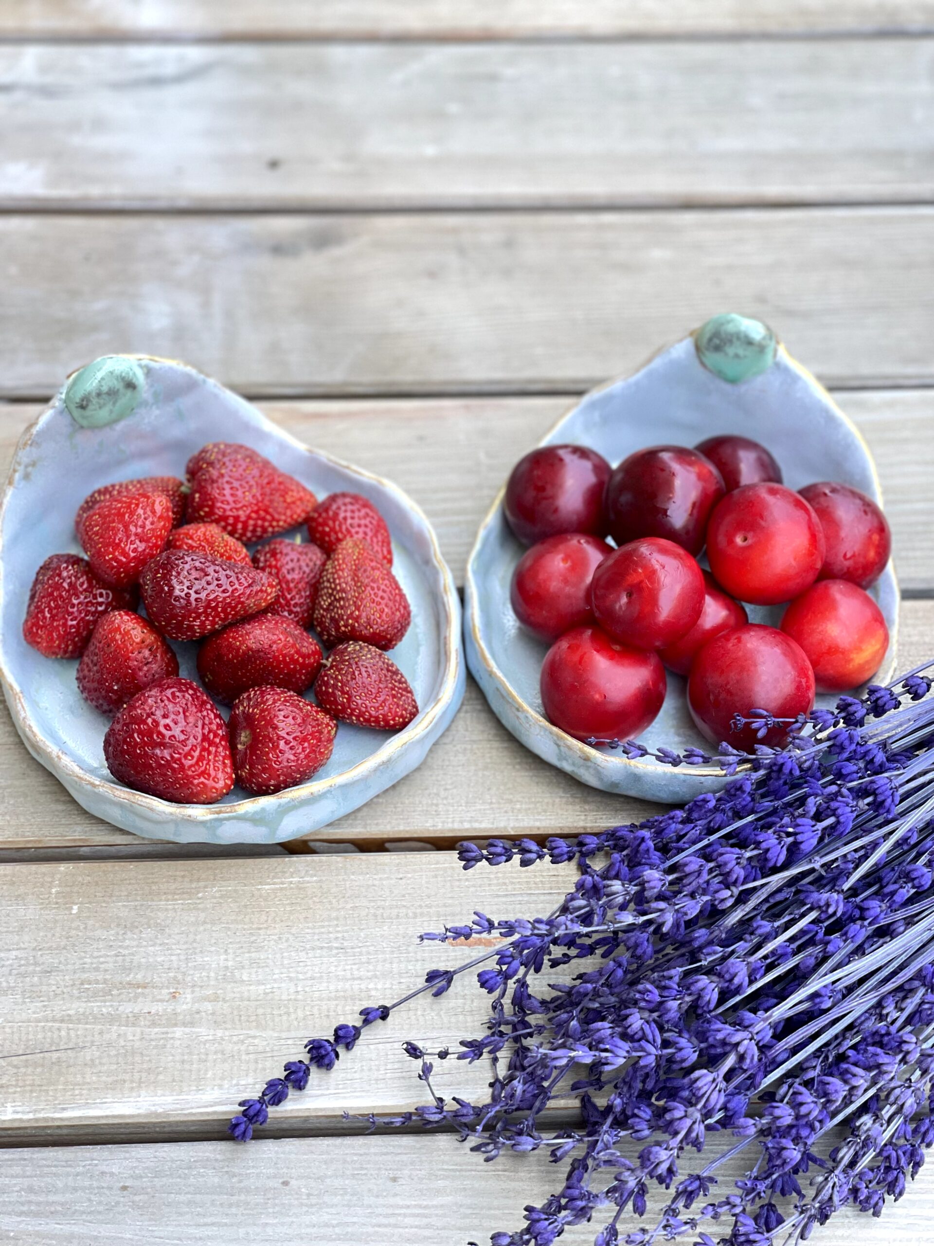 Assiettes en céramique fait main pour décoration, servir de fruits, du fromage ou accompagnement – Image 9