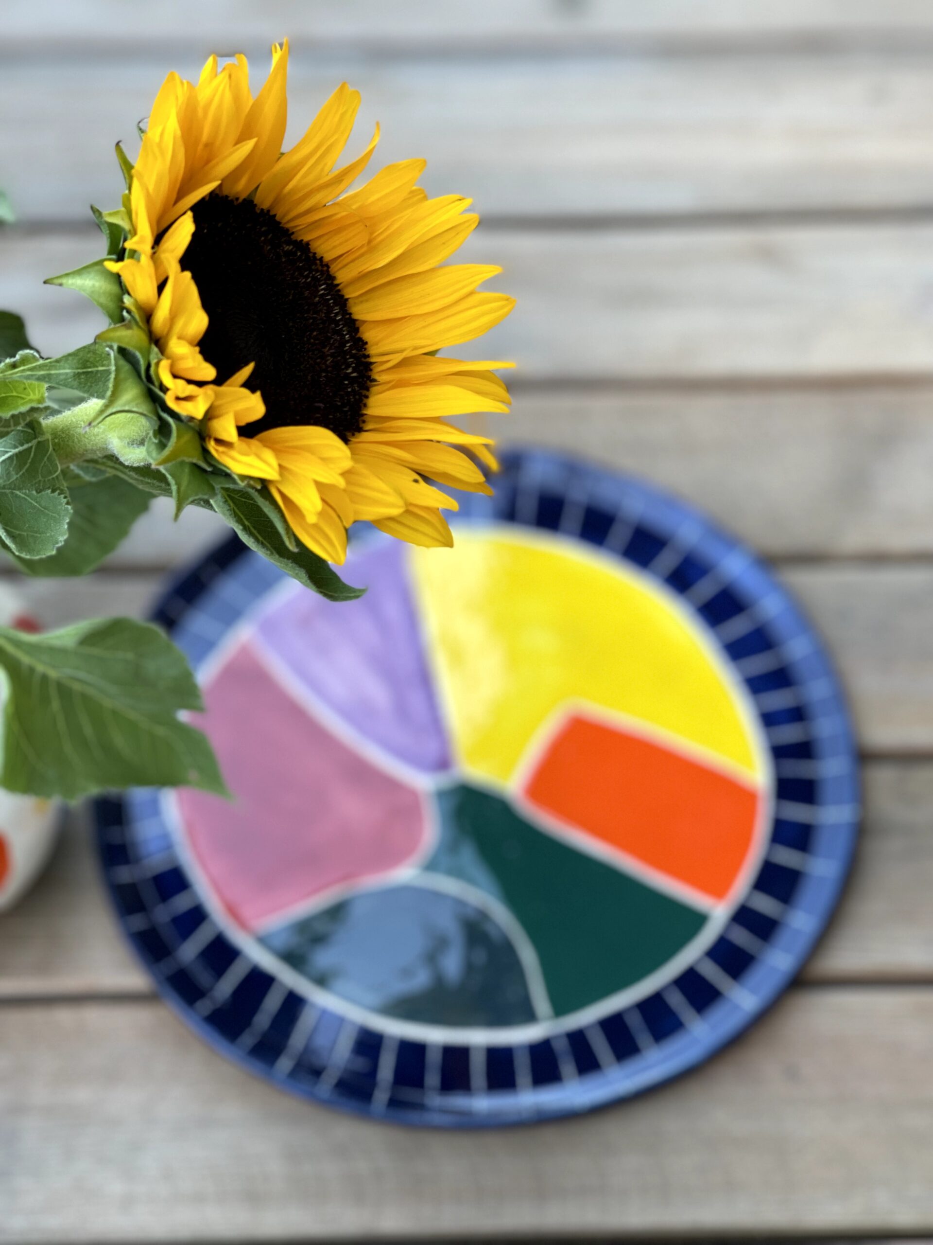 Assiette céramiques fait main pour décoration ou usage multiples. – Image 3