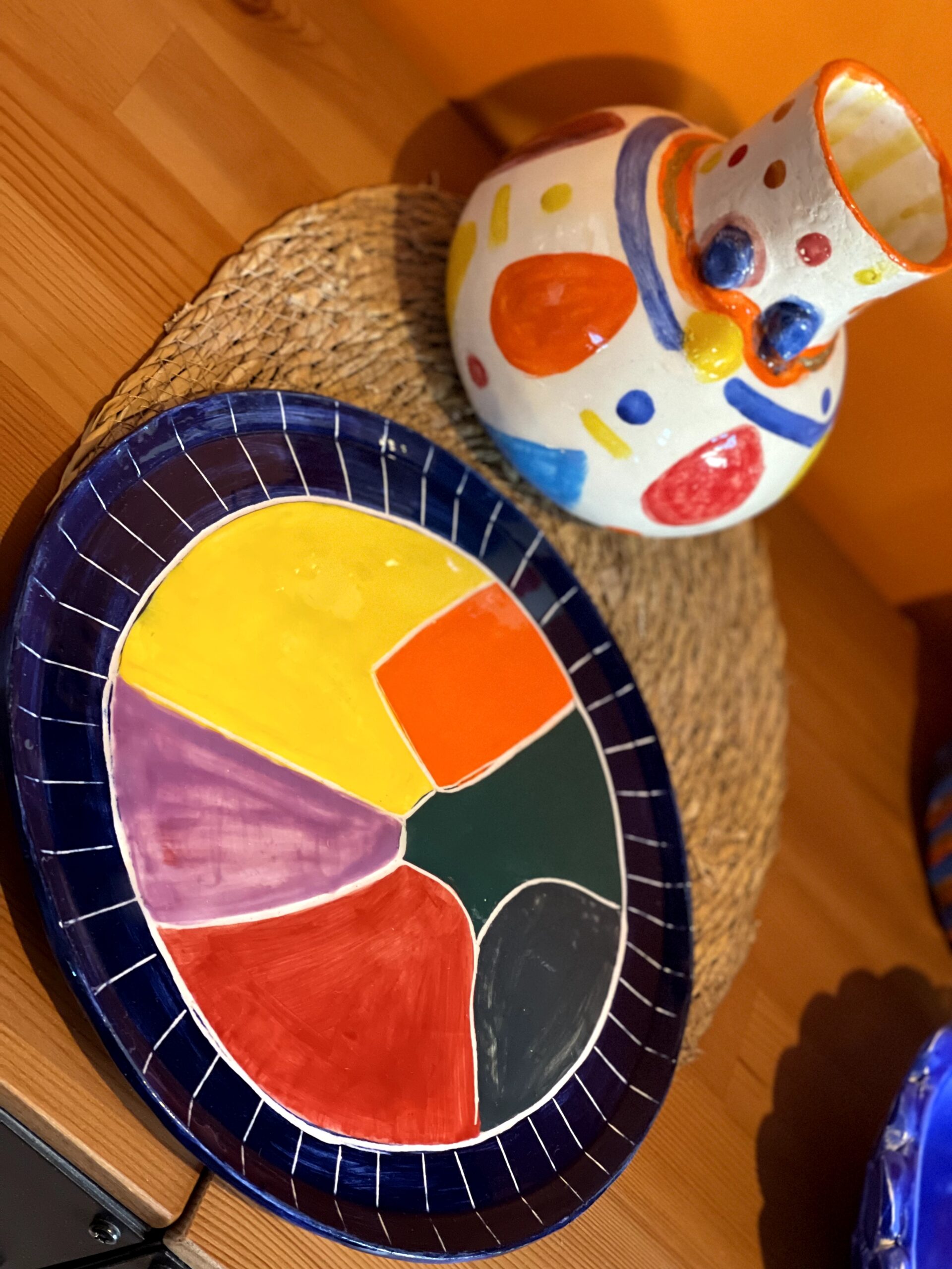 Assiette céramiques fait main pour décoration ou usage multiples. – Image 4