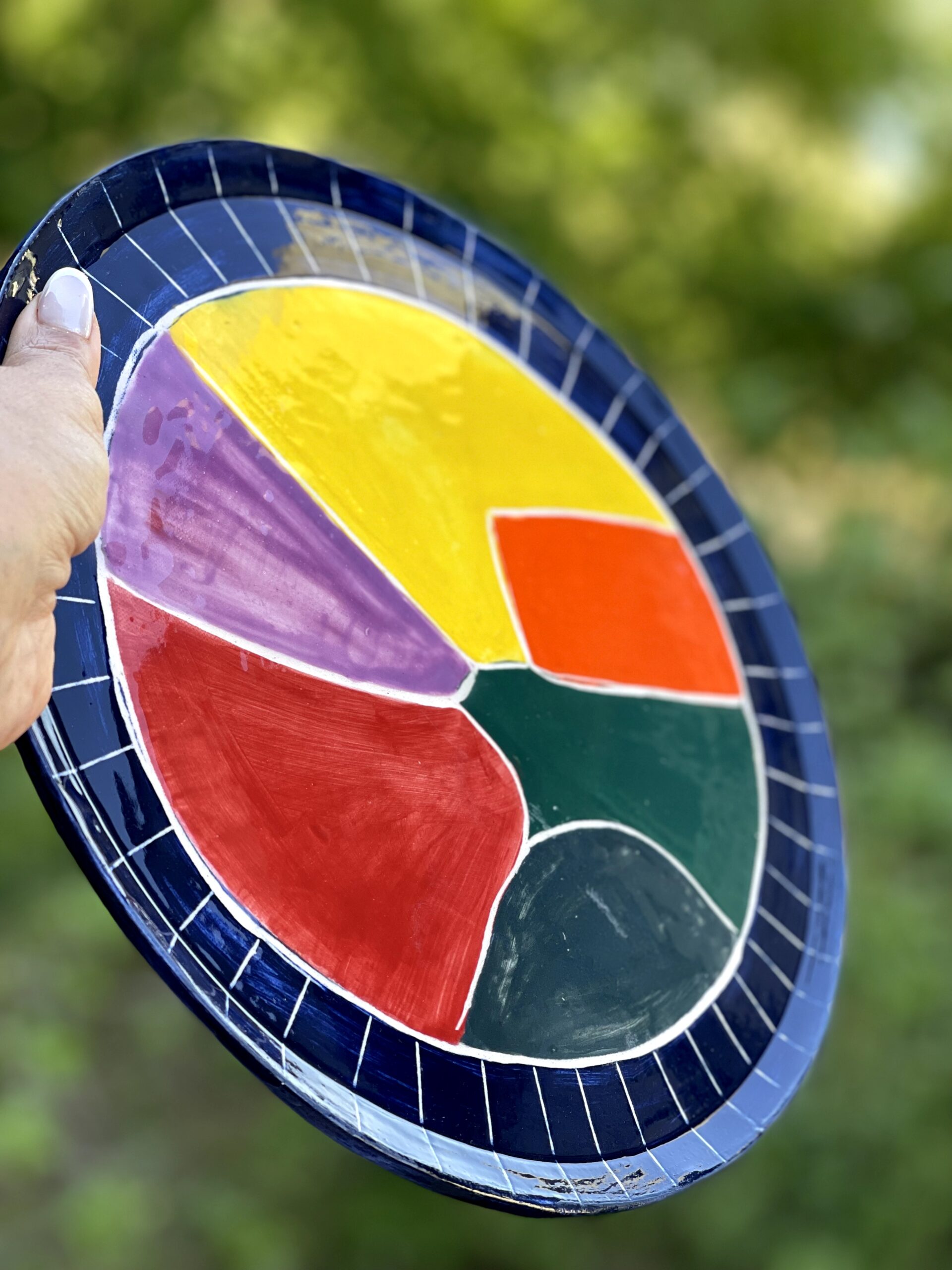 Assiette céramiques fait main pour décoration ou usage multiples. – Image 10