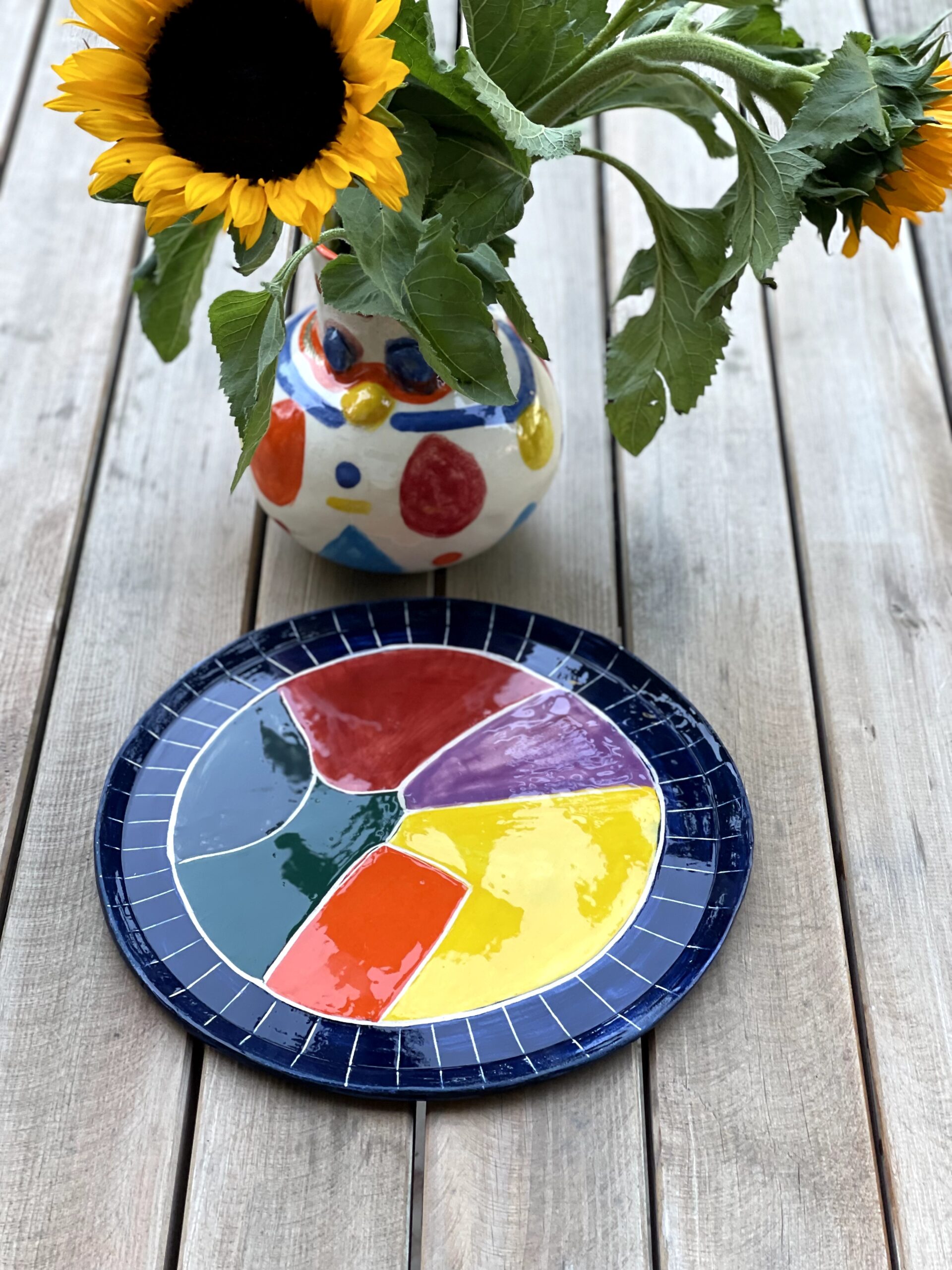 Assiette céramiques fait main pour décoration ou usage multiples. – Image 12