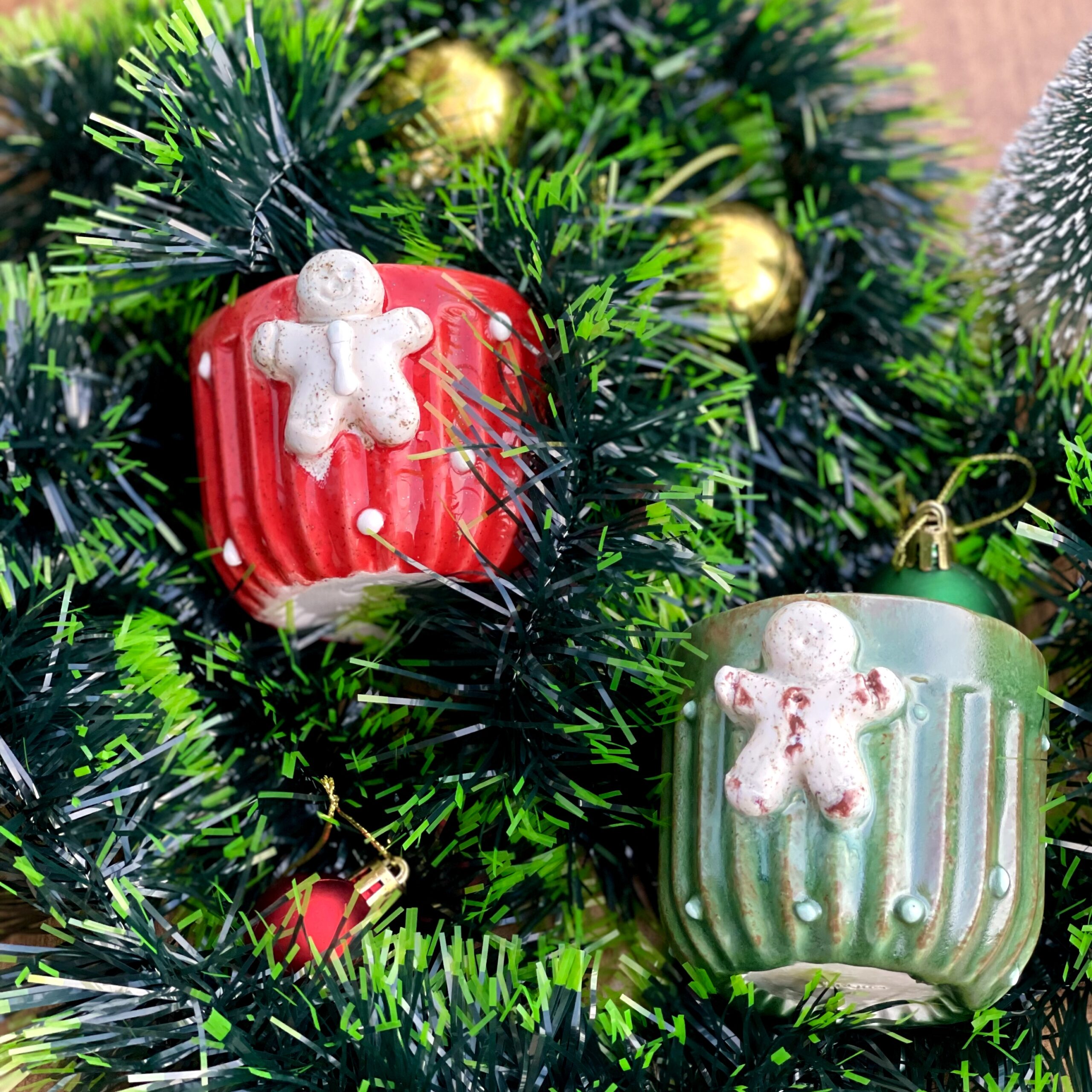 Poterie artisanale trempée dans des couleurs d'hiver pour tout usage: café, thé, tisane, cidre, etc. – Image 9