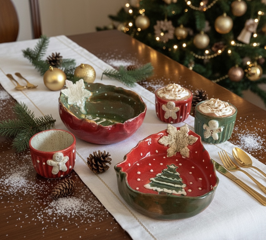 Assiettes creuses, servir fromages, chocolats, amuse-bouche