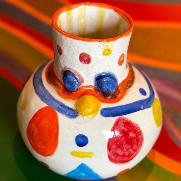 Vase en céramique fait main, style moderne, poterie artisanale pour décoration d'intérieur ou de table
