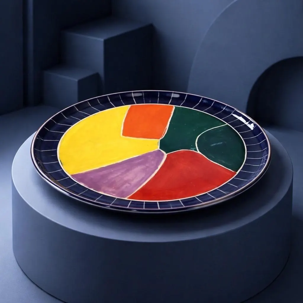 Assiette céramiques fait main pour décoration ou usage multiples. – Image 13