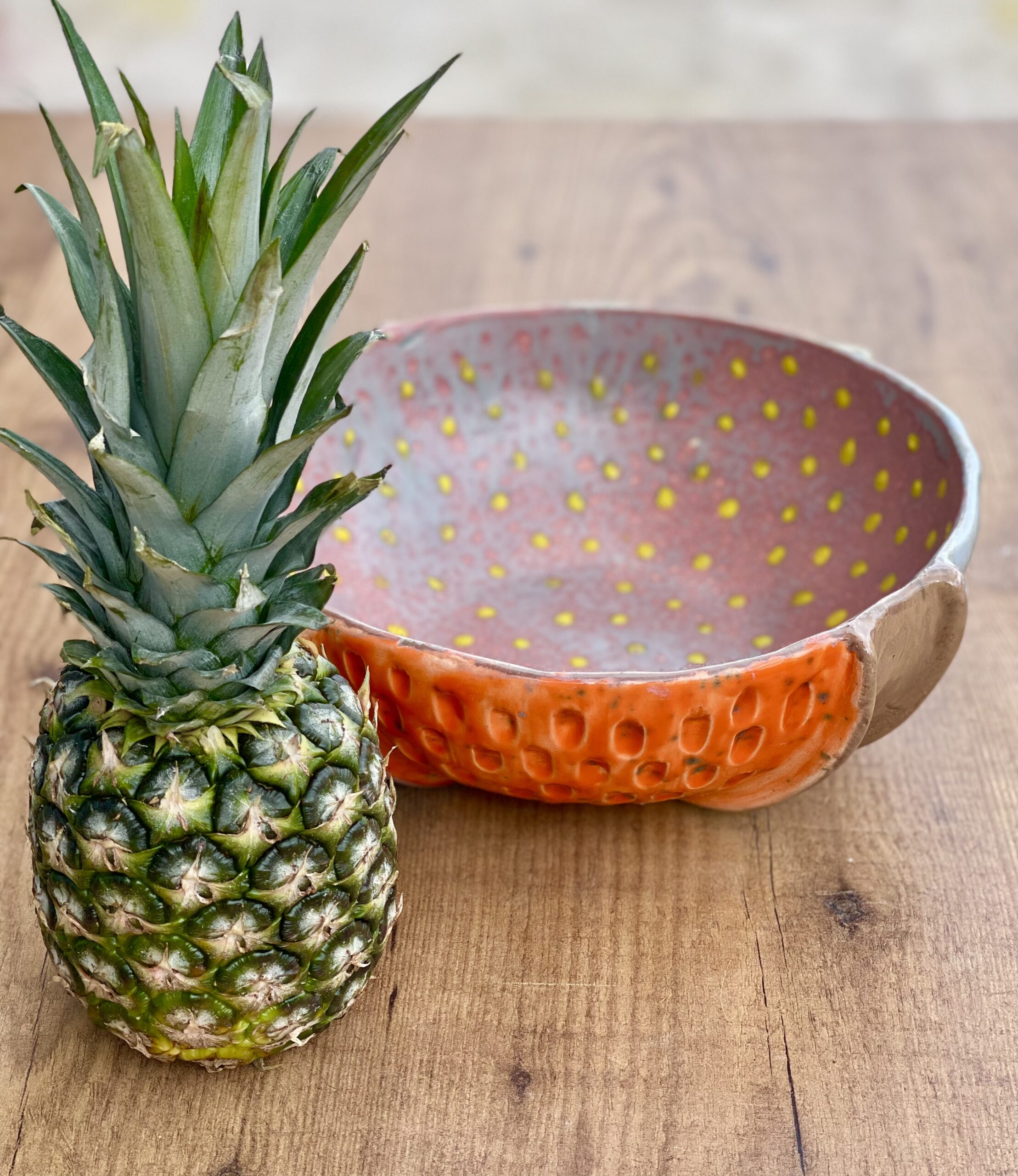 Bol de service en céramique fait main. Magnifique poterie artisanale à usages multiples – Image 11