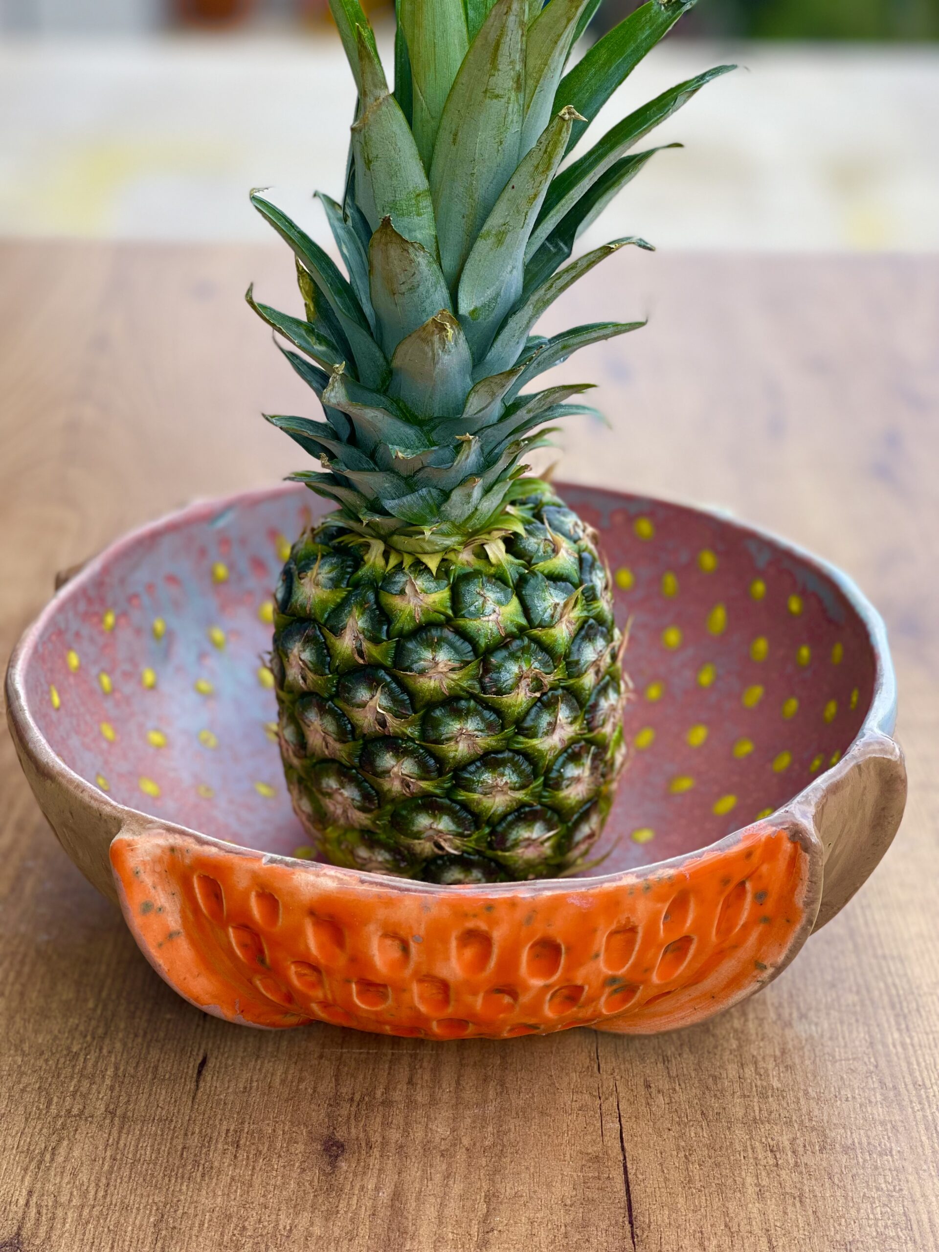 Bol de service en céramique fait main. Magnifique poterie artisanale à usages multiples – Image 12