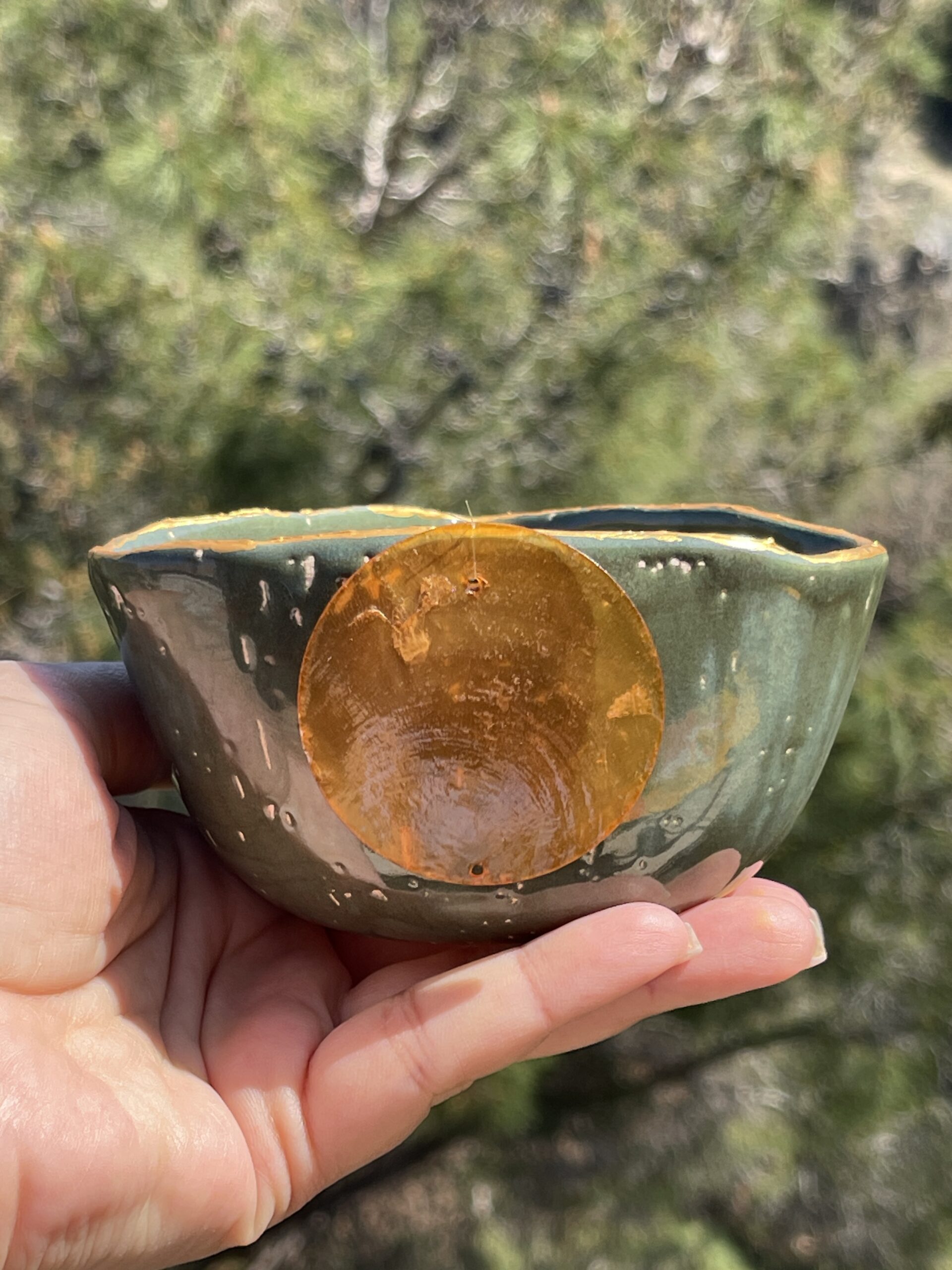 4 bols en céramique fait main. Sublime poterie artisanale à usage multiples. – Image 4