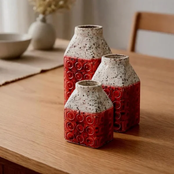 Superbes vases décoratives en céramique haute qualité fait main, décoration intérieur, bar, bureau