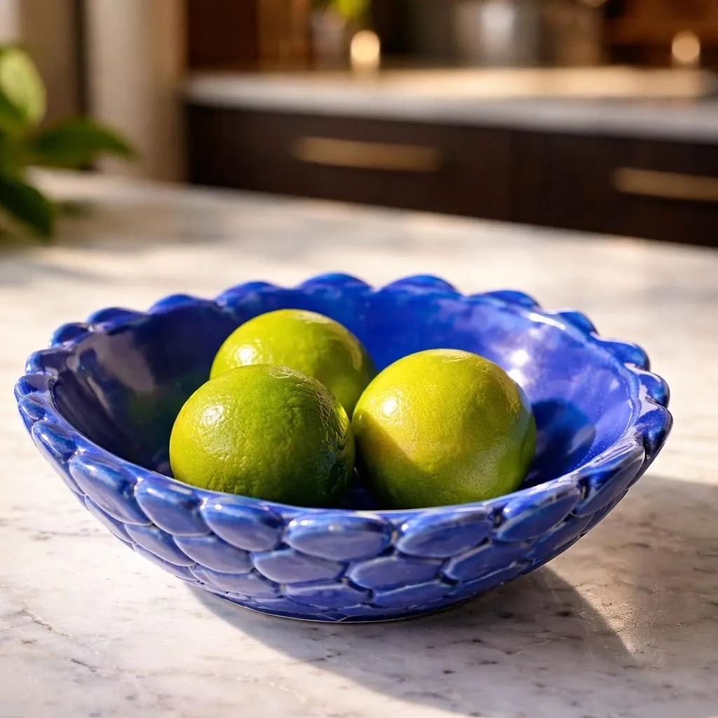 Bol en céramique haute qualité fait main à usages multiples et décoratif – Image 2