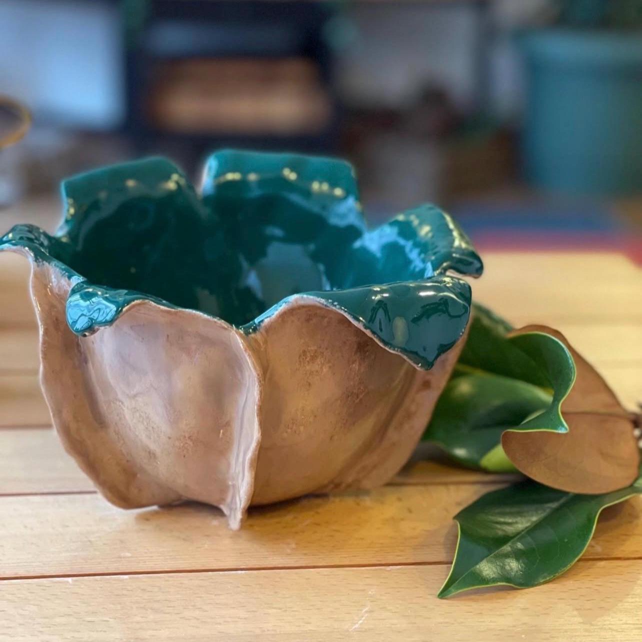 Bol en céramique haute qualité fait main. Poterie rustique et artisanale à usages multiples. Utilitaire et décoratif. Vrai coup de foudre ! – Image 10