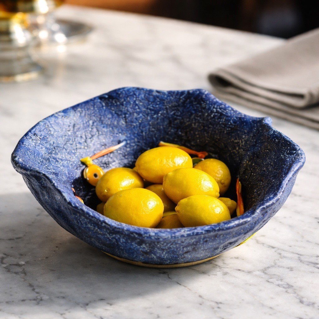 Bol en céramique fine fait main à usages multiples. – Image 10