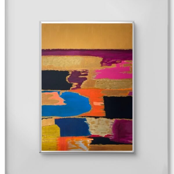 "Nuances de l'âme" Tableau abstrait original peint à la main