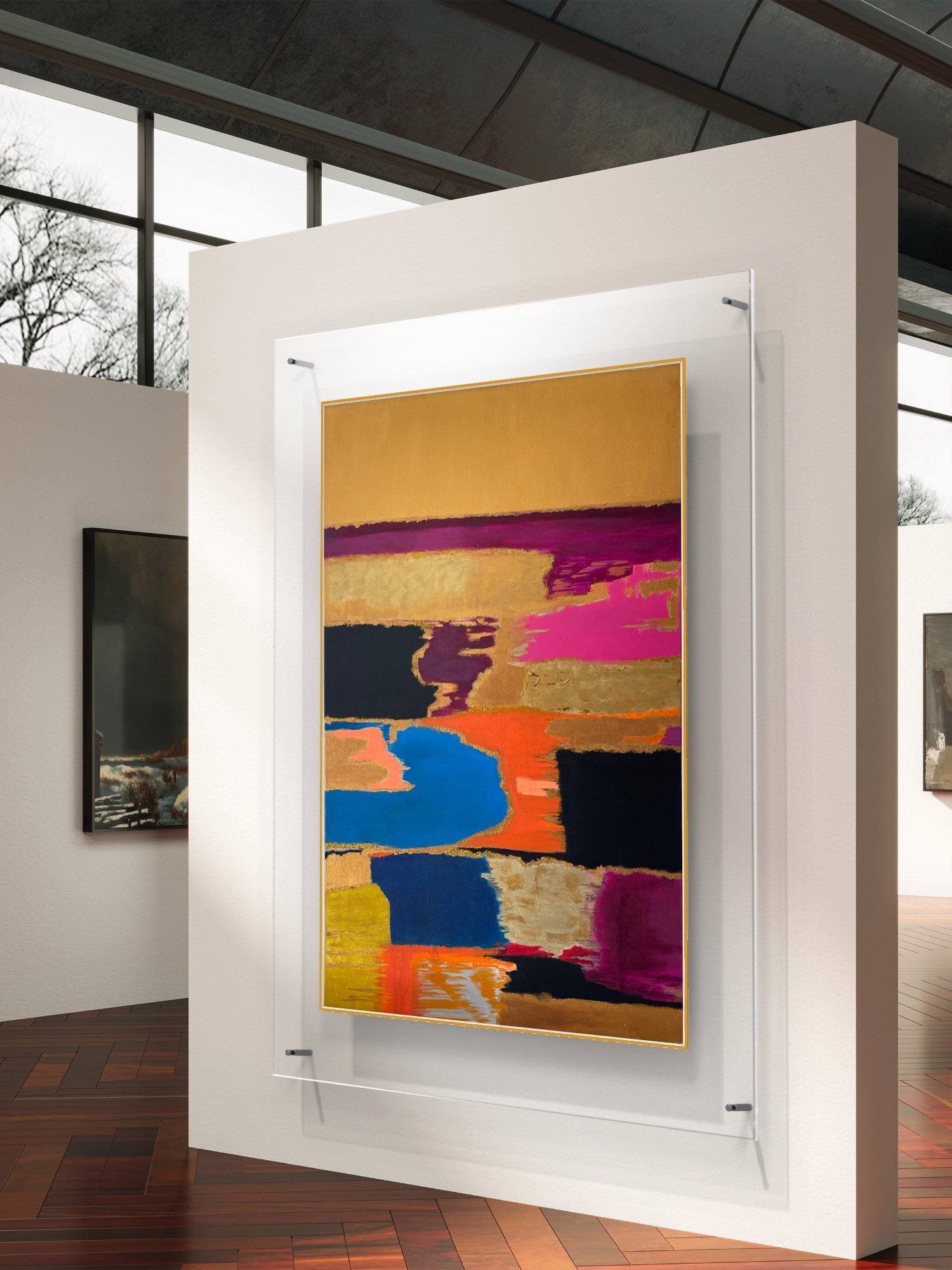 "Nuances de l'âme" Tableau abstrait original peint à la main – Image 6